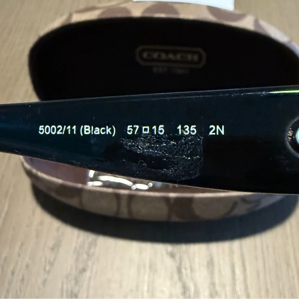 Coach Black Reese Sunglasses - Picture 4 of 11